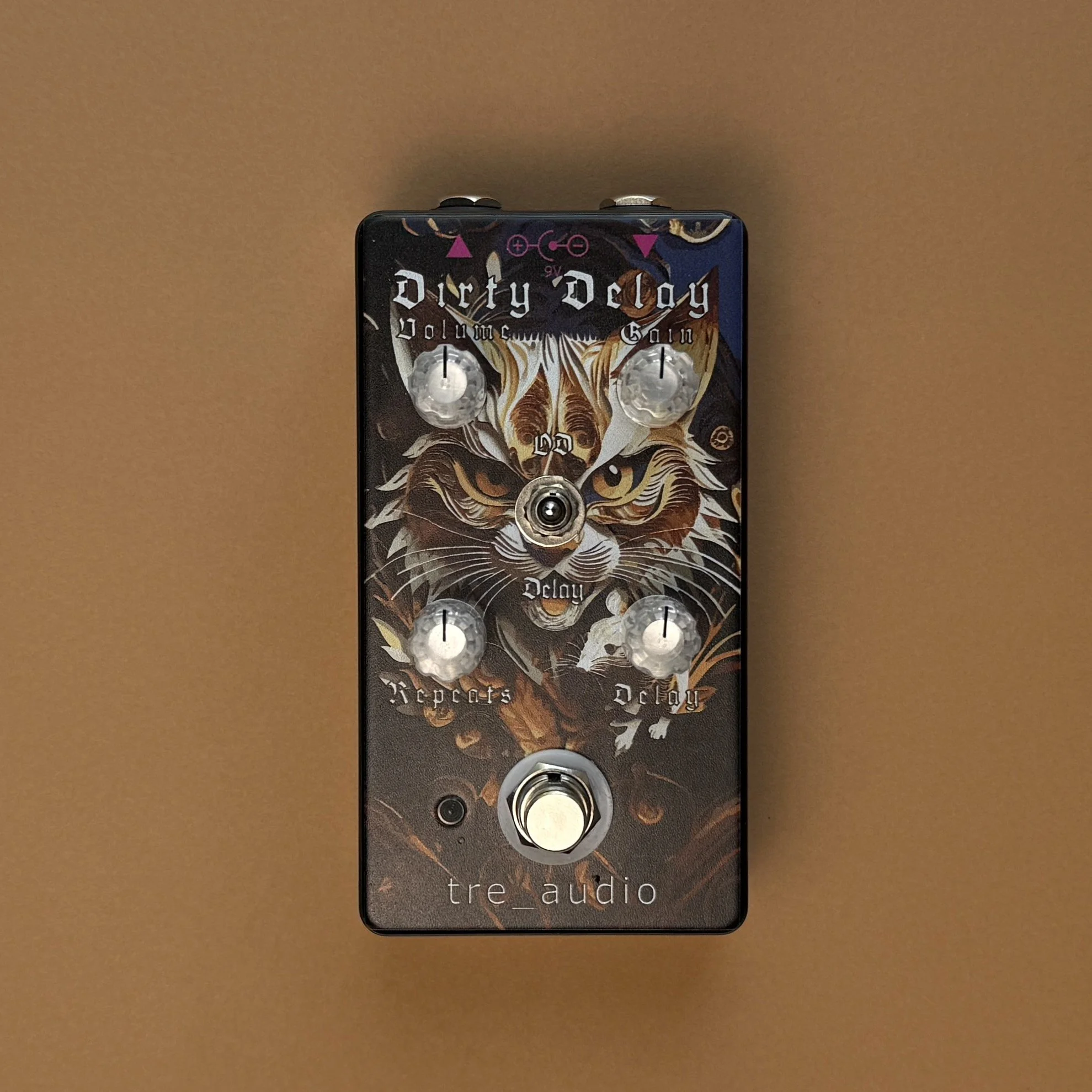 Dirty Delay Guitar Pedal | Hybrid Overdrive & Lo-Fi Analog-Voiced